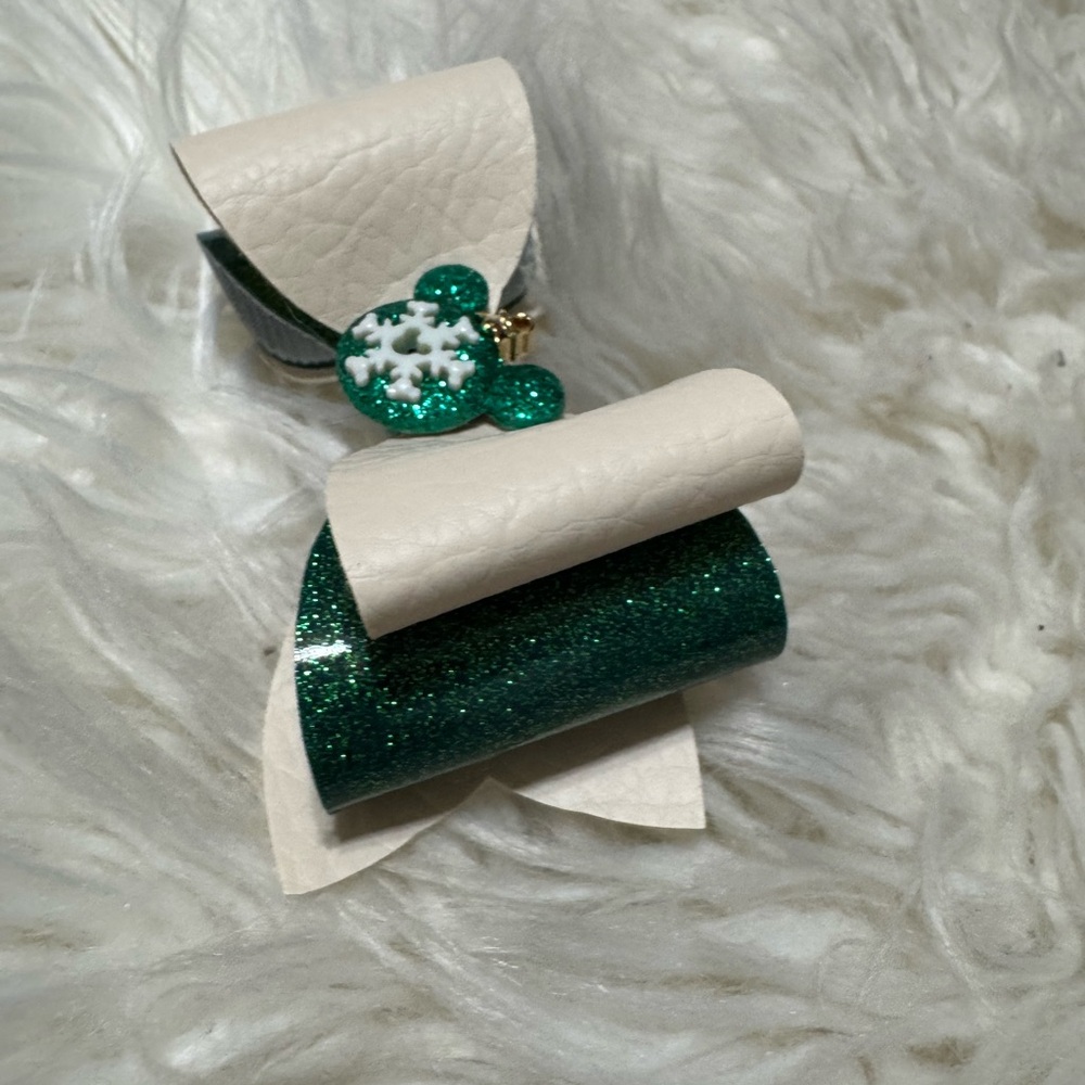 Disney Christmas hair bows